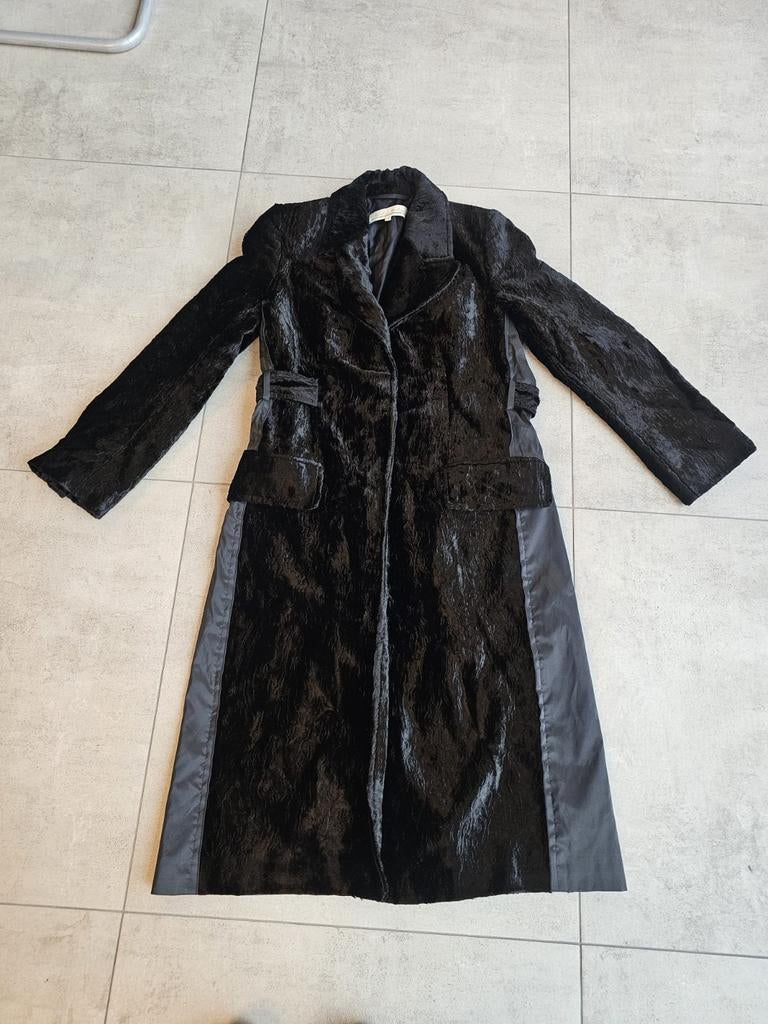Excl. Mantel v Belgisch wereldbekende designer, Kleding | Dames, Maat 38/40 (M), Verzenden, Zwart, Nieuw
