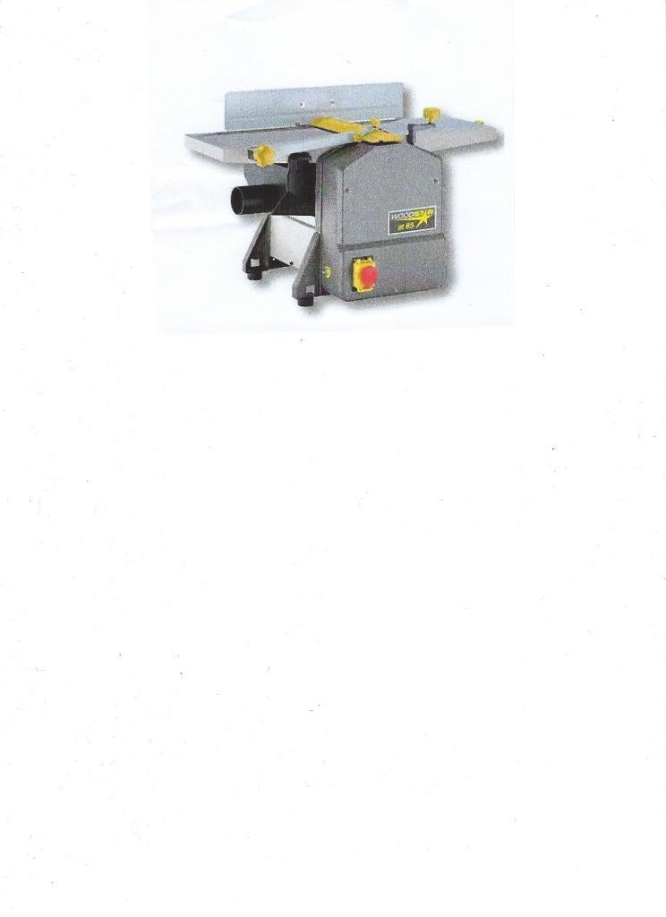 Raboteuse / Dégauchisseuse, Enlèvement