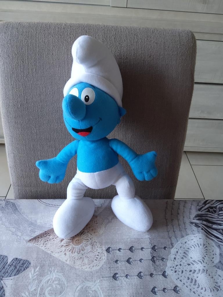 Peluche Schtroumpf Normal, Enlèvement ou Envoi, Utilisé