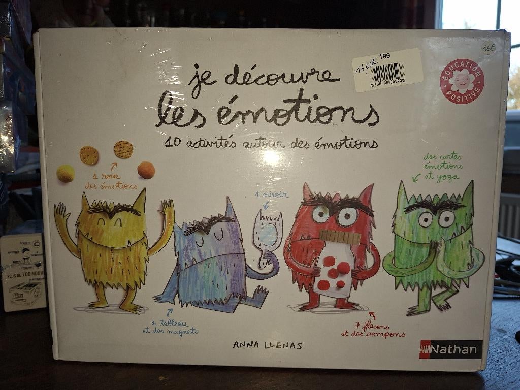 JE DECOUVRE LES EMOTIONS  NATHAN, Enlèvement ou Envoi, Utilisé