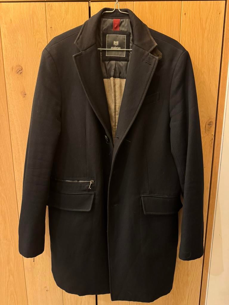 Mabrun overjas heren maat 48, Kleding | Heren, Ophalen of Verzenden, Gedragen, Mabrun, Maat 48/50 (M)