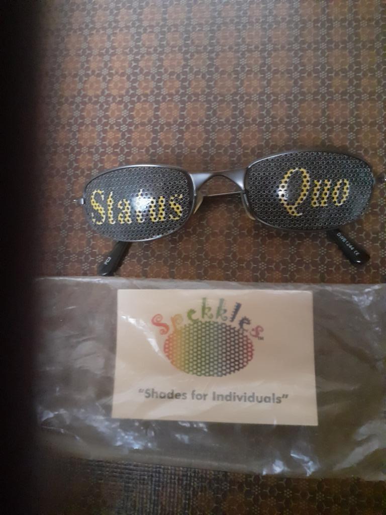 Status Quo zonnebril, Verzamelen, Ophalen of Verzenden