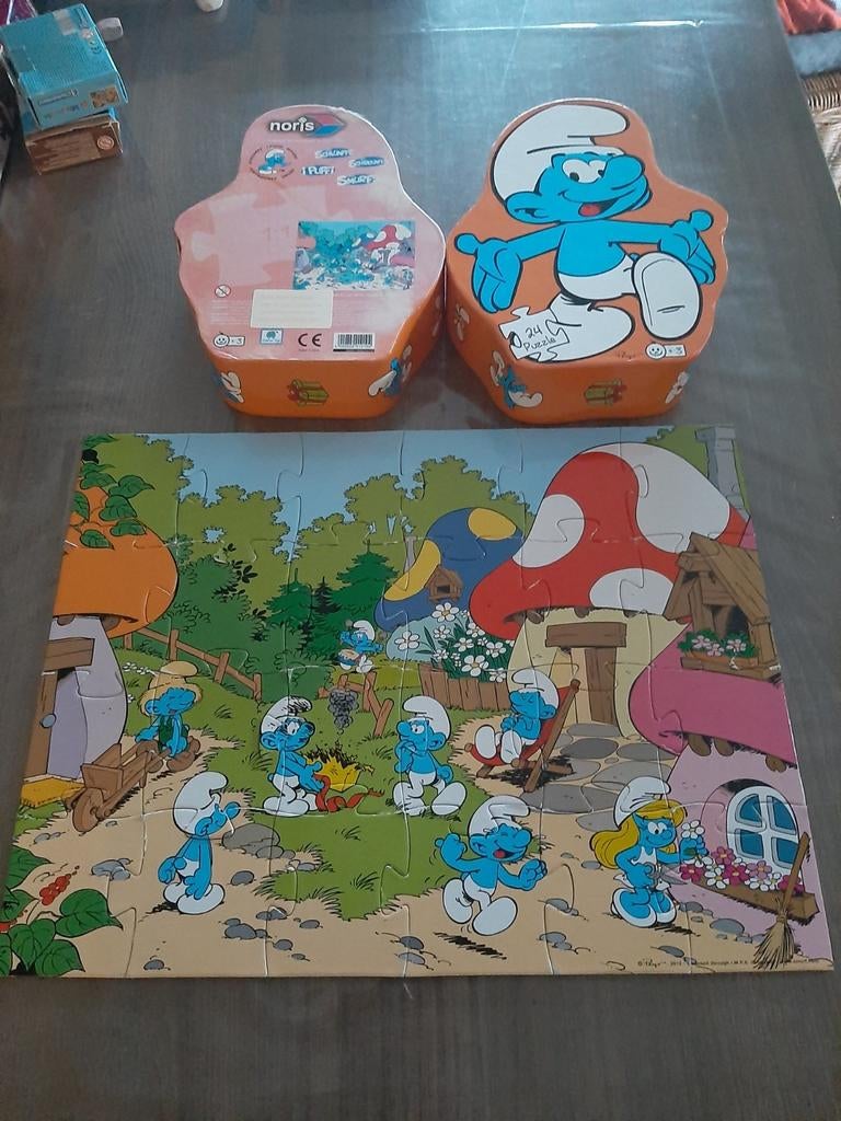 Puzzel smurfen 24 stuks, Ophalen
