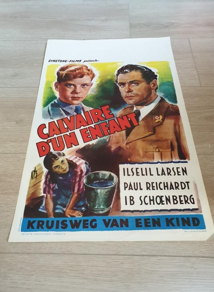 Filmaffiche Calvaire d'un enfant 1949, Ophalen of Verzenden