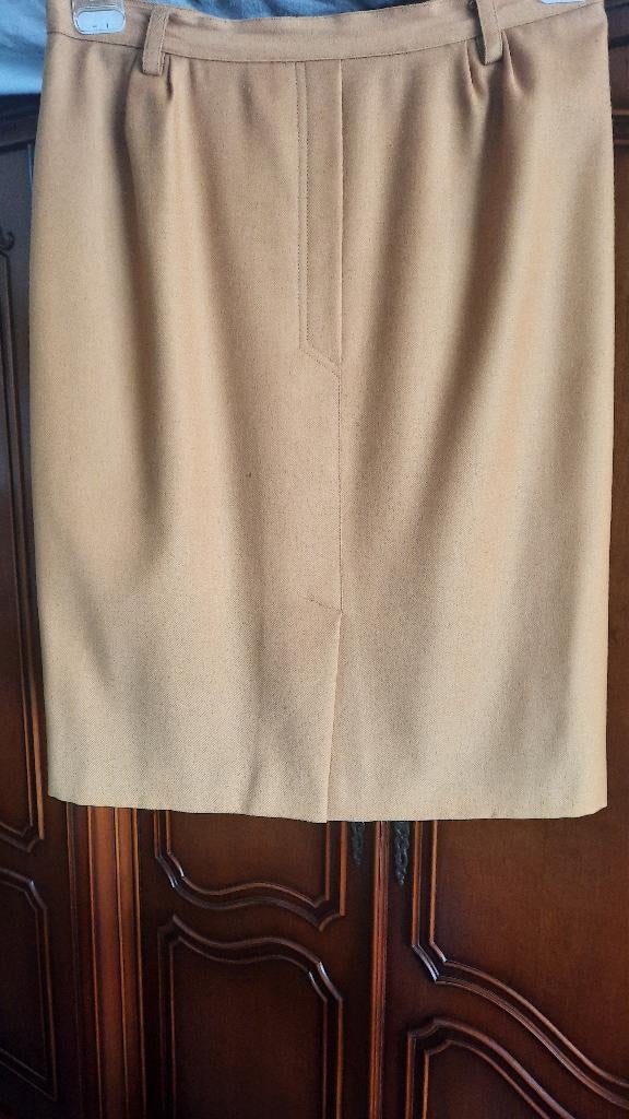 Rok, mosterd geel, met wol, gedragen, m -l, Kleding | Dames, ANDERE, Geel, Ophalen of Verzenden, Knielengte