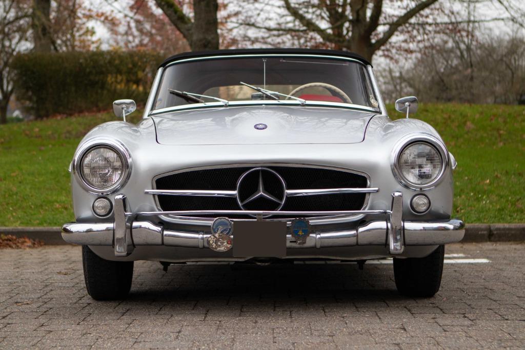 Mercedes-Benz 190 SL - Very good condition - Expertise, Cuir, Argent ou Gris, Achat, Radio
