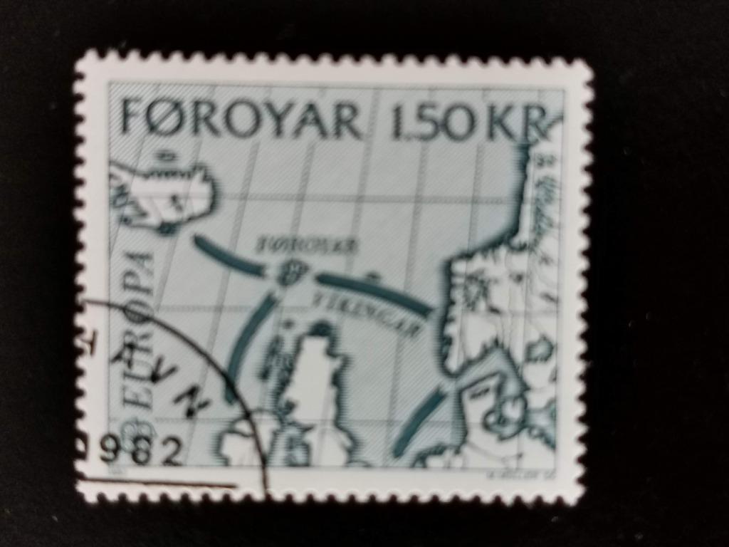 Îles Féroé/Foroyar 1982 - Europa CEPT - Carte Viking, Timbres & Monnaies, Timbres | Europe | Scandinavie, Enlèvement ou Envoi