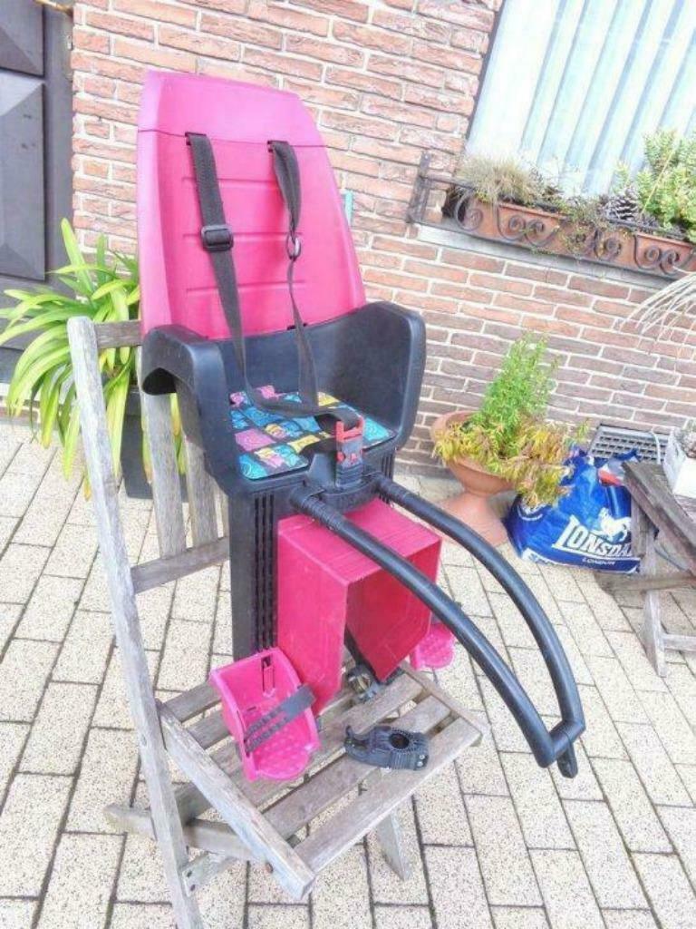porte enfant pour vélo, Zo goed als nieuw, 22 t/m 36 kg, Achterzitje, Voetsteuntjes
