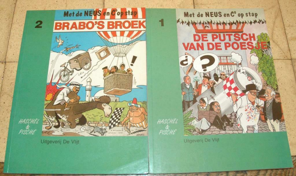 stripverhaal  Met de Neus en C op stap, Boeken, Haschel& pisché, Ophalen of Verzenden, Zo goed als nieuw, Meerdere stripboeken