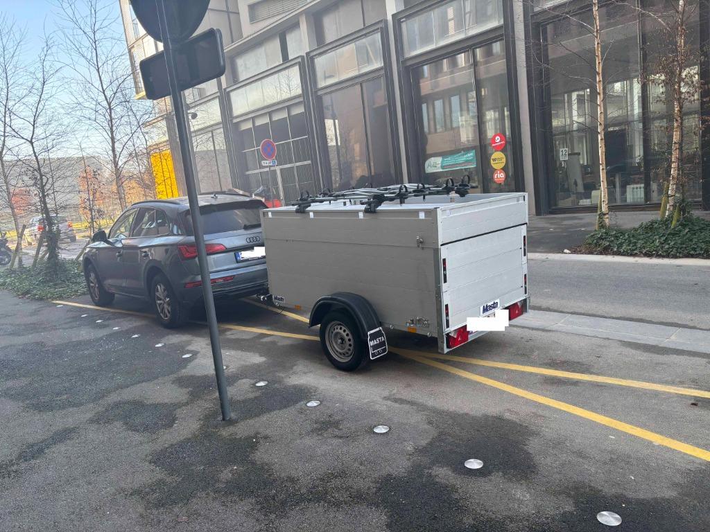 LOCATION Remorque à bagages  750kg amortie, plus de 2m3, Auto diversen, Aanhangers en Bagagewagens, Nieuw, Ophalen