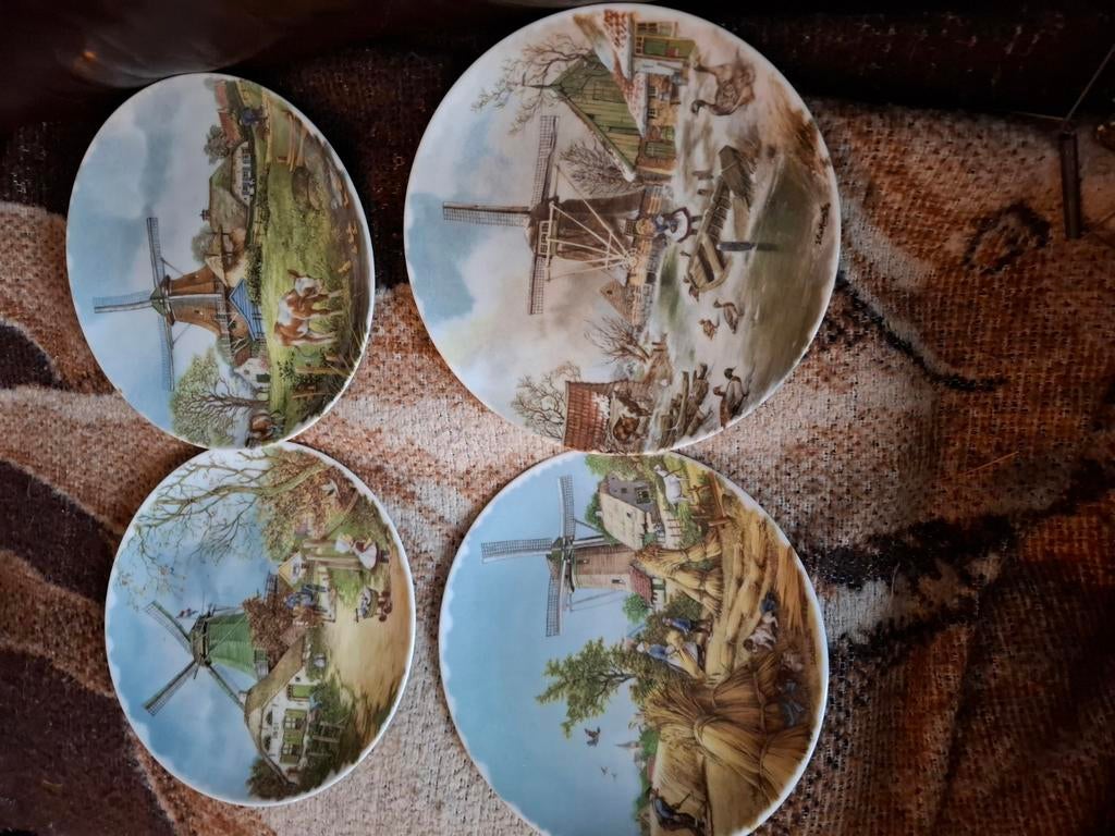 Wandborden 4 jaargetijden van Van Hunnik, Ophalen of Verzenden, Zo goed als nieuw