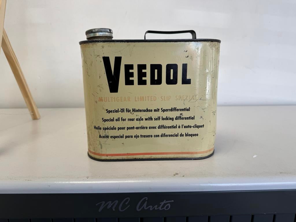 Ancienne boîte à huile Veedol, Collections, Marques & Objets publicitaires, Enlèvement ou Envoi, Utilisé, Emballage