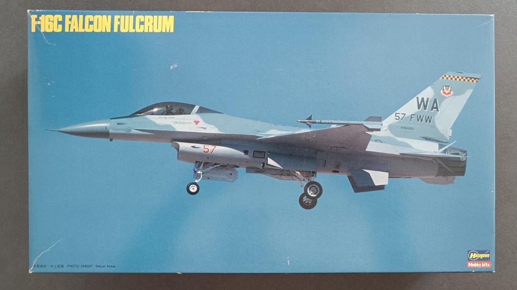 F-16C Falcon Fulcrum Hasegawa 1:48, Hobby en Vrije tijd, Modelbouw | Vliegtuigen en Helikopters, Hasegawa, Ophalen of Verzenden