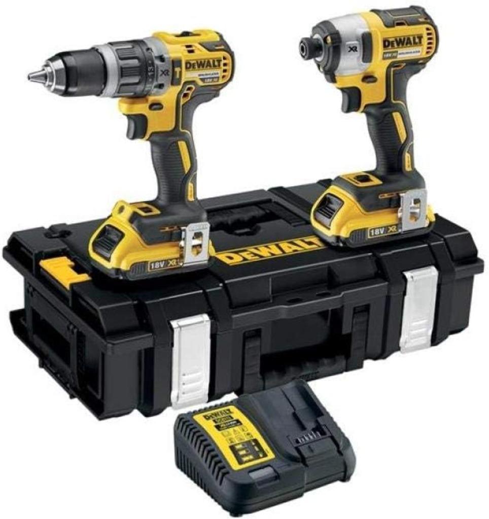 DEWALT DCD796 boorset + DCF887 slagschroevendraaier + 2 Ba, Ophalen, Nieuw, 600 watt of meer, Boor- en Schroefmachine