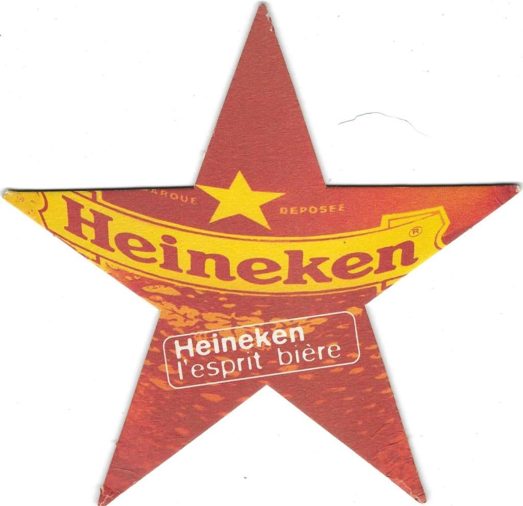 bierviltje 1st Heineken, Verzamelen, Biermerken, Verzenden, Heineken