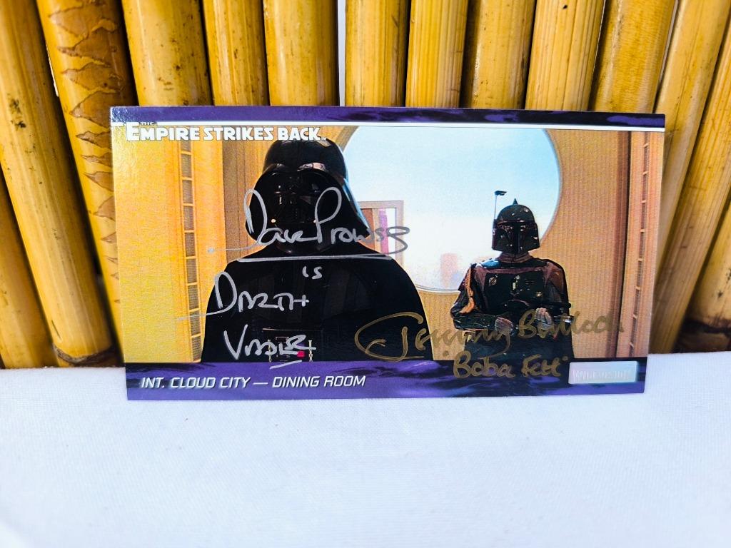 Star Wars Widevision #95 signed Jeremy Bulloch David Prowse, Ophalen of Verzenden, Nieuw, Boek of Poster