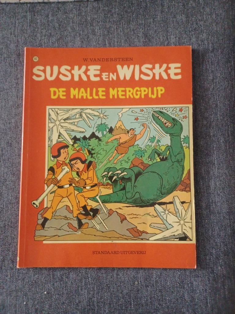 Suske en wiske nr 143 De malle mergpijp Eerste druk, Enlèvement ou Envoi, Willy Vandersteen, Une BD, Utilisé