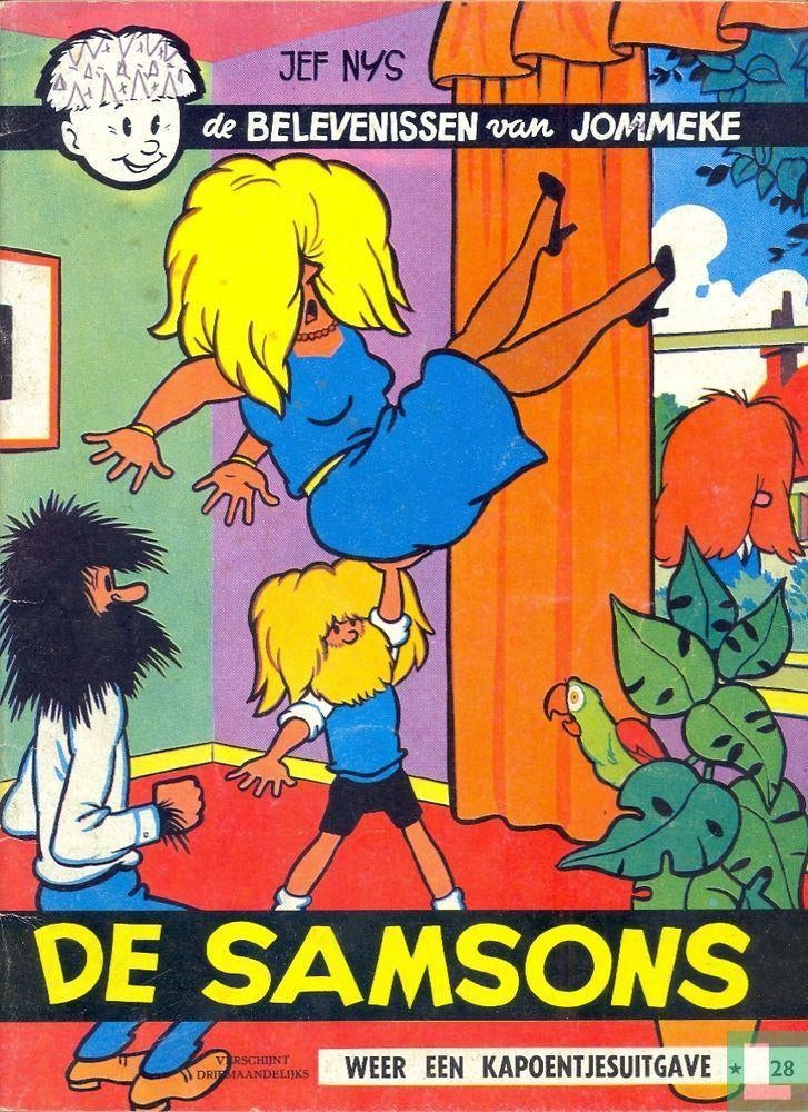 Jommeke : De Samsons, Eén stripboek, Ophalen of Verzenden, Gelezen, Jef Nys