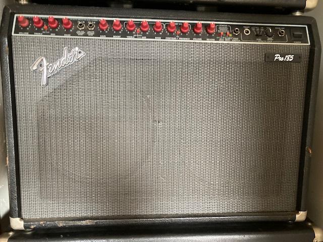 Fender 185 pro USA MODIFIÉ (RedKnob) + FootSwitch d'origine, Enlèvement, Utilisé