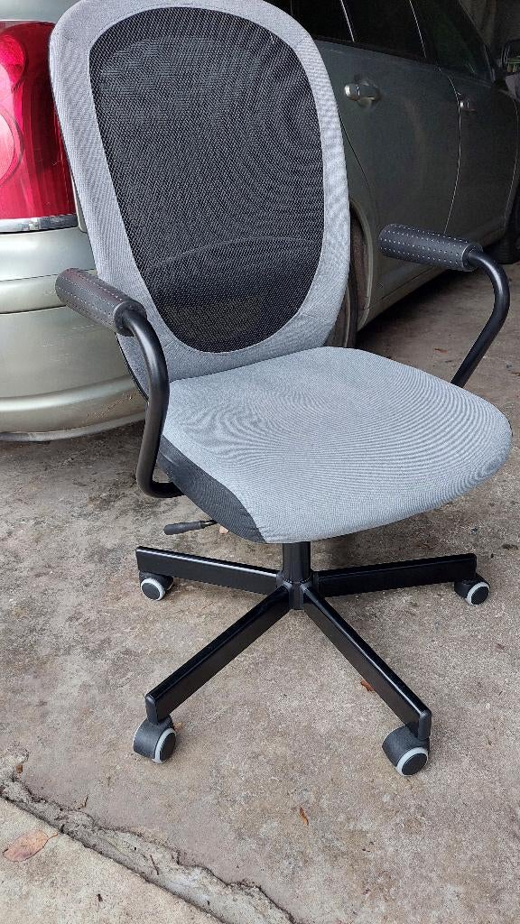 Siège de bureau, Maison & Meubles, Chaises de bureau, Enlèvement, Utilisé, Gris, Vélo de bureau