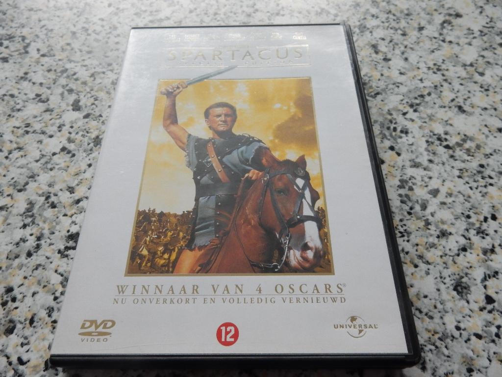 nr.1520- Dvd: spartacus - actie  - 1960, Enlèvement ou Envoi, Drame, Comme neuf, 1960 à 1980