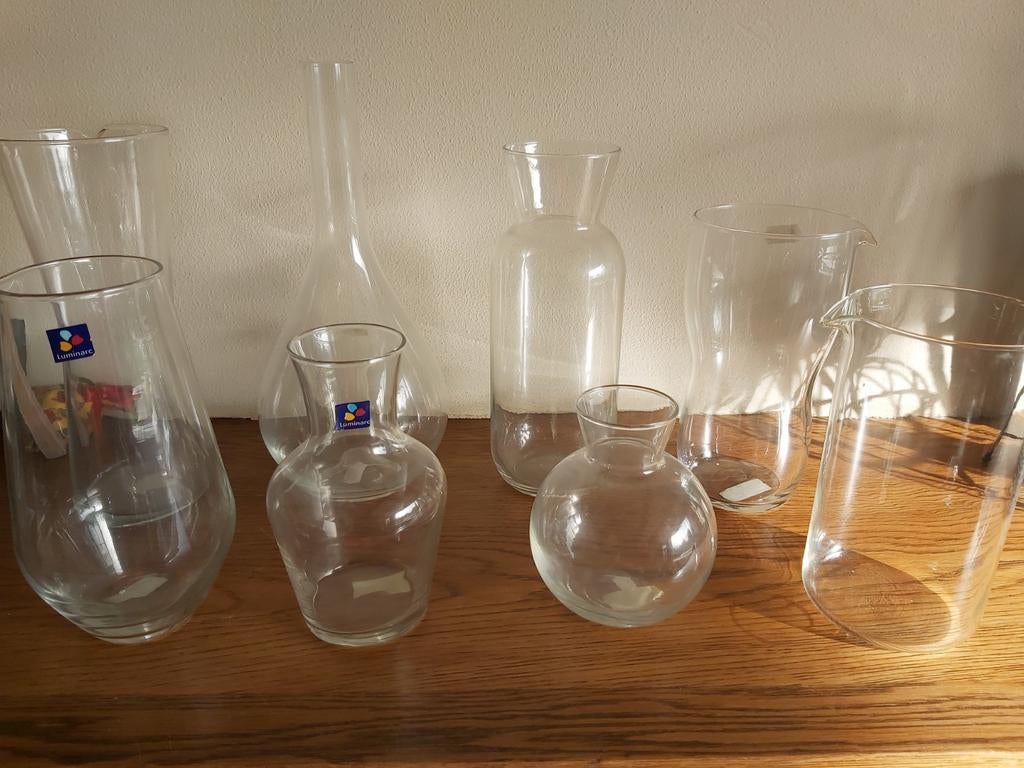 Lot de 8 carafes taille différente, Enlèvement ou Envoi, Neuf