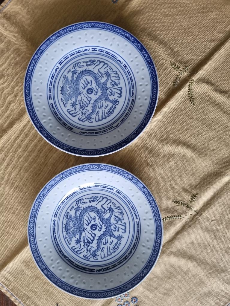 Vintage Chinese borden, Enlèvement ou Envoi