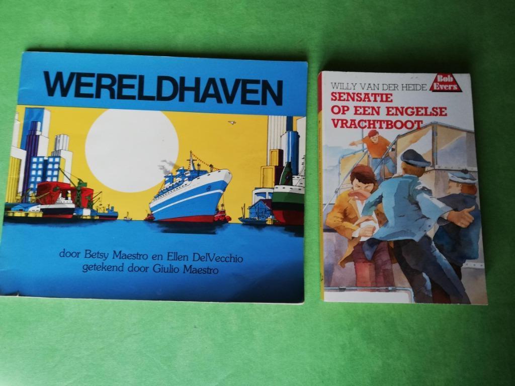 Sensatie op een Engelse vrachtboot + Wereldhaven, 8 - 9 jaar, Enlèvement ou Envoi, Comme neuf, Willy van der Heide