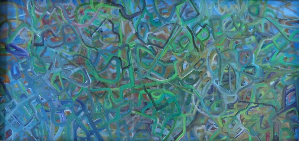 JEAN-MARIE BROUYERE / EN REVANT D'AUDREY / OLIEVERF 42x83cm, Enlèvement