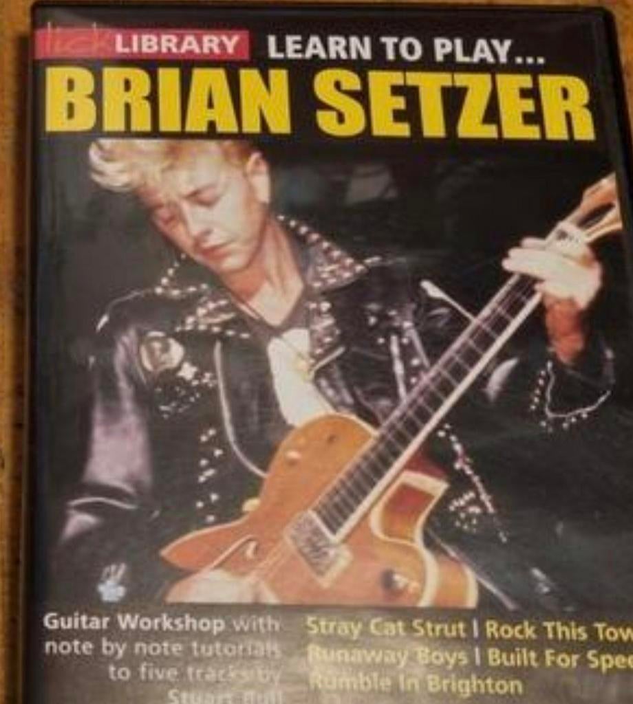 Brian Setzer 2dvd Guitar lessons, Enlèvement ou Envoi, Comme neuf
