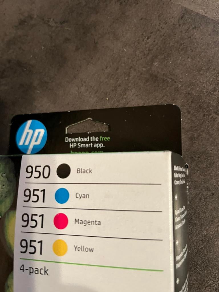 950 Pack de 4 cartouches d'encre noire/HP 951 Pack de 4 cart, Ophalen, HP
