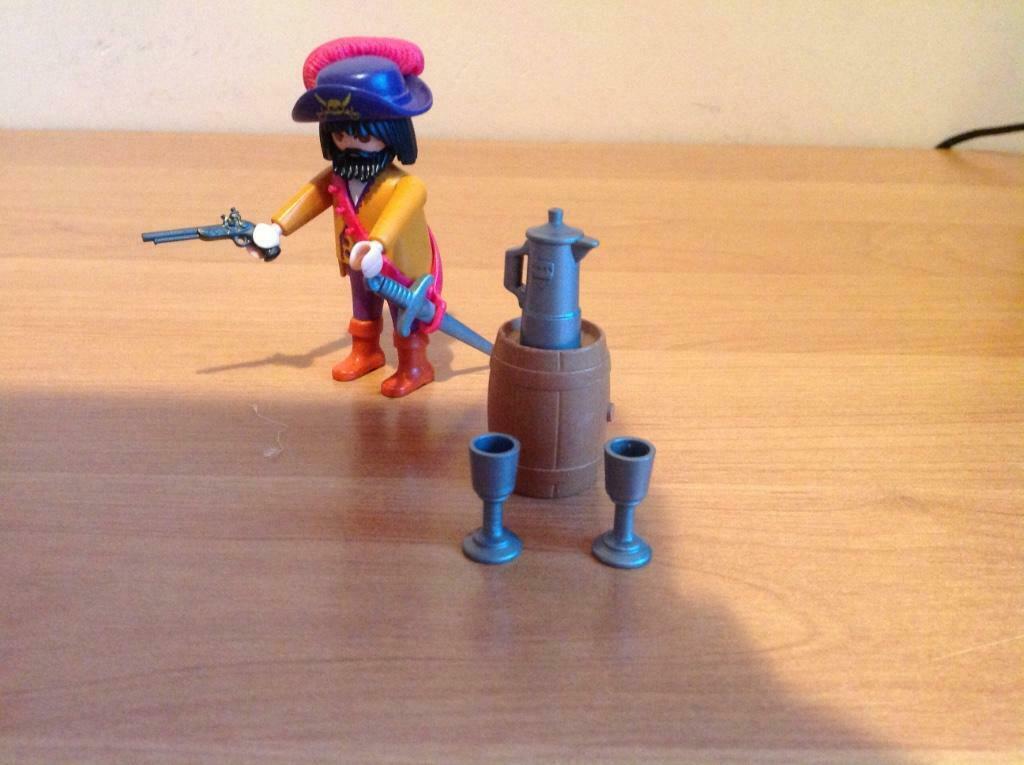 Playmobil Ref 3863 Capitaine des pirates, Ophalen of Verzenden, Gebruikt, Complete set