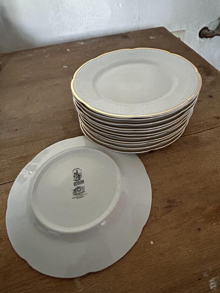 * 12 dessertbordjes Cerabel, Antiquités & Art, Antiquités | Services (vaisselle) pièces, Enlèvement ou Envoi