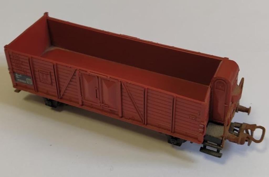 4601 MÄRKLIN HO – Open goederenwagen + remmershuis/Wagon ouv, Wisselstroom, Wagon, Ophalen of Verzenden, Zo goed als nieuw