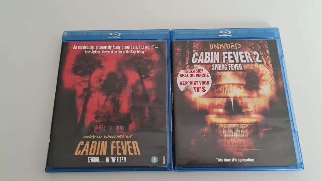Cabin Fever 1 + 2, Ophalen of Verzenden, Zo goed als nieuw, Horror