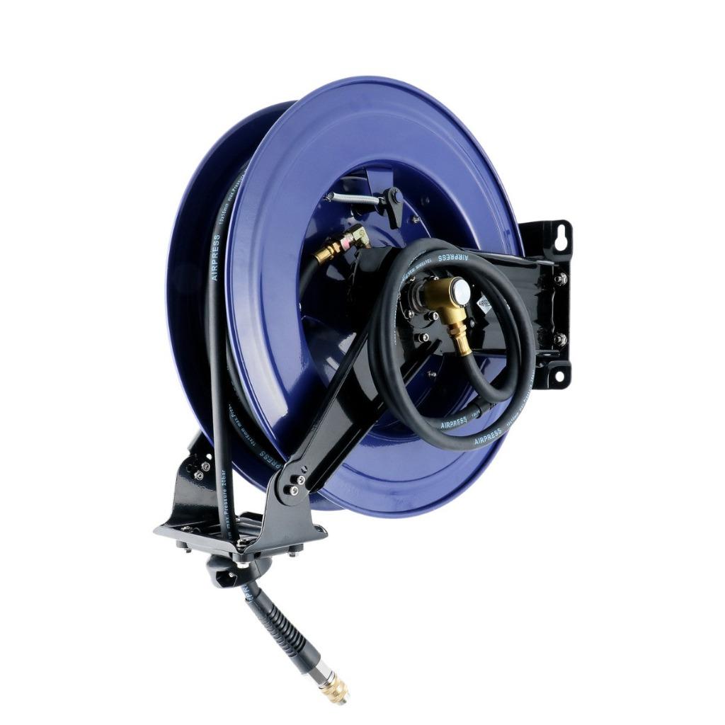 Luchtslanghaspel wandmodel 20m 10x16mm 20bar, Ophalen, Nieuw