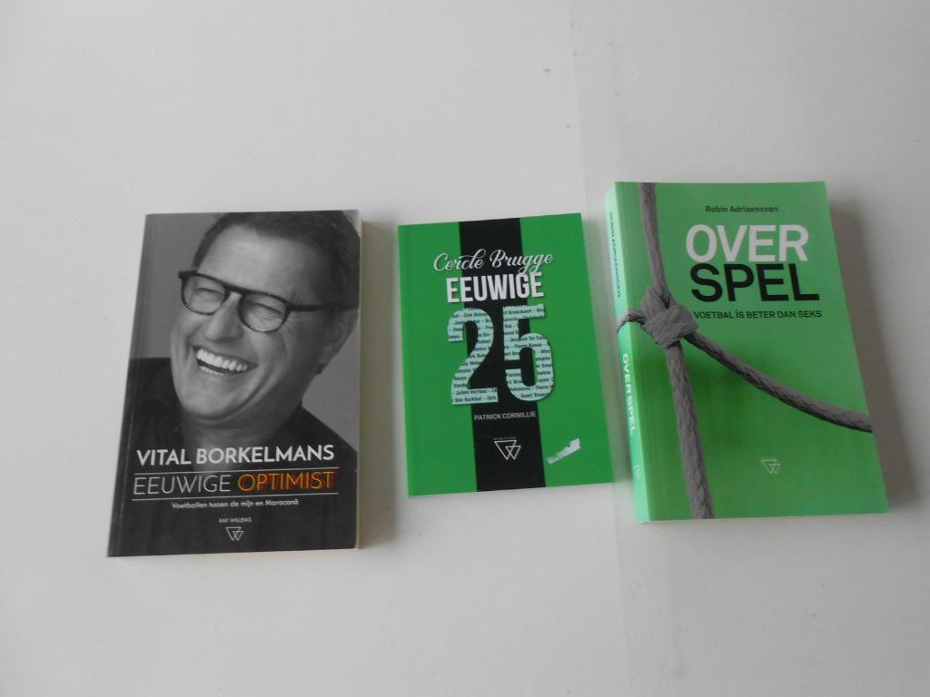 3 voetbalboeken - Borkelmans/Cercle Brugge/Overspel, Boeken, Sportboeken, Nieuw, Balsport, Ophalen of Verzenden