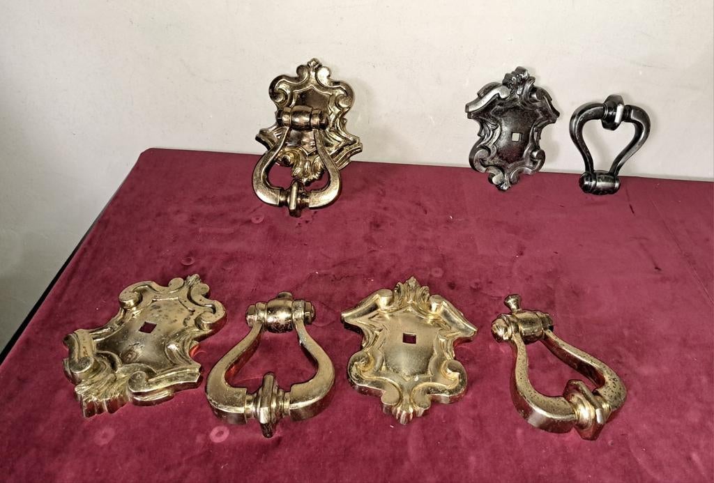 Deurkloppers oude koperen deurkloppers, Antiek en Kunst, Curiosa en Brocante, Ophalen of Verzenden