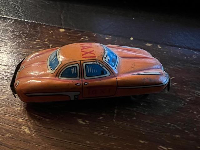 1950's VTG Japan blikken taxi, auto, Antiek en Kunst, Ophalen