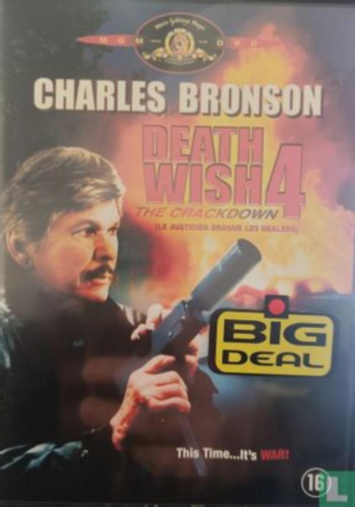 DEATH WISH IV  ( CHARLES BRONSON ), Cd's en Dvd's, Ophalen of Verzenden, Zo goed als nieuw