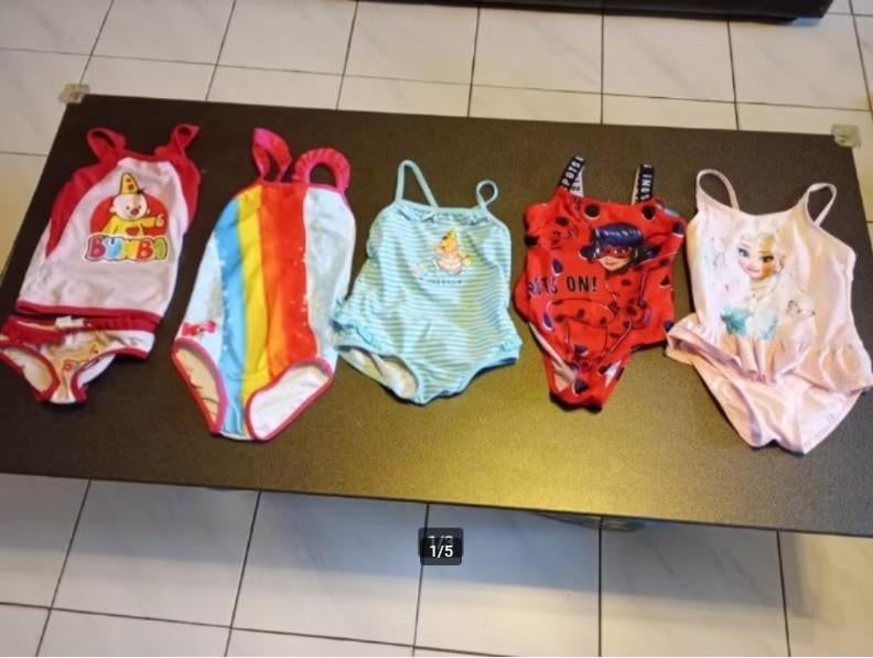 Badpakjes - bikini's meisjes 1-12 jaar ook nieuwe 2-5€/stuk, Ophalen of Verzenden, Gebruikt, Meisje, Badpak
