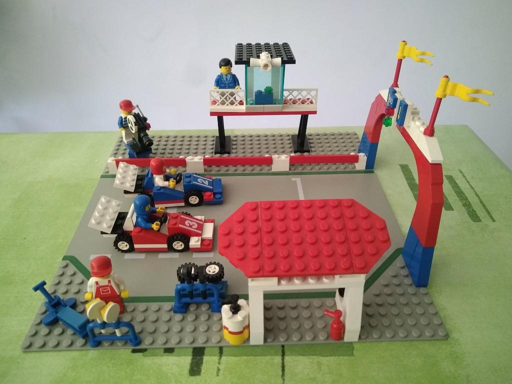 Lego 6381 Motor Speedway complet avec manuel sans boîte, Enlèvement ou Envoi, Utilisé, Ensemble complet, Lego