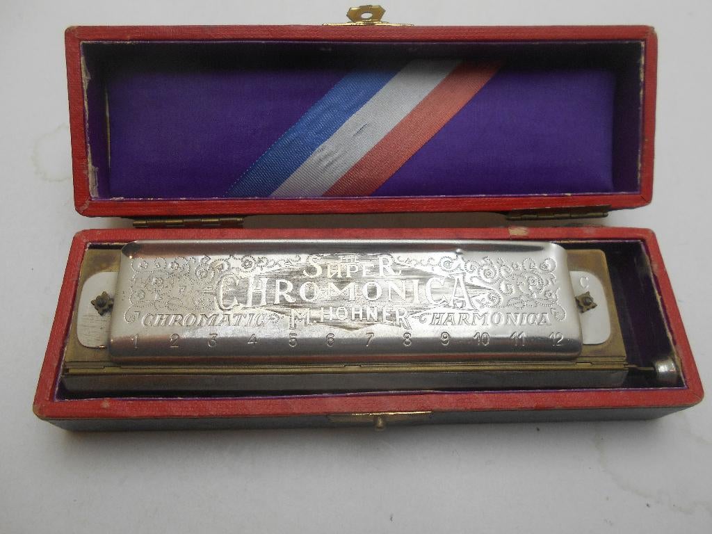 ancien harmonica Chromonica Hohner, Ophalen of Verzenden, Gebruikt