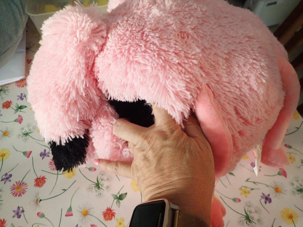 Handenverwarmer Flamingo pluche dier, Ophalen of Verzenden, Nieuw, Overige typen
