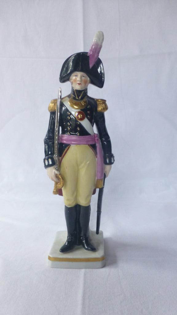 Sitzendorf porselein "56th reg. of foot 1799"", Antiek en Kunst, Ophalen
