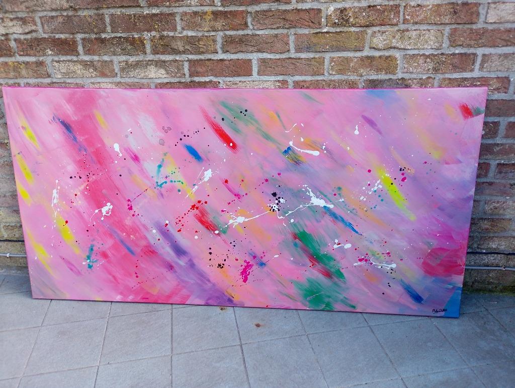Schilderij modern, Ophalen