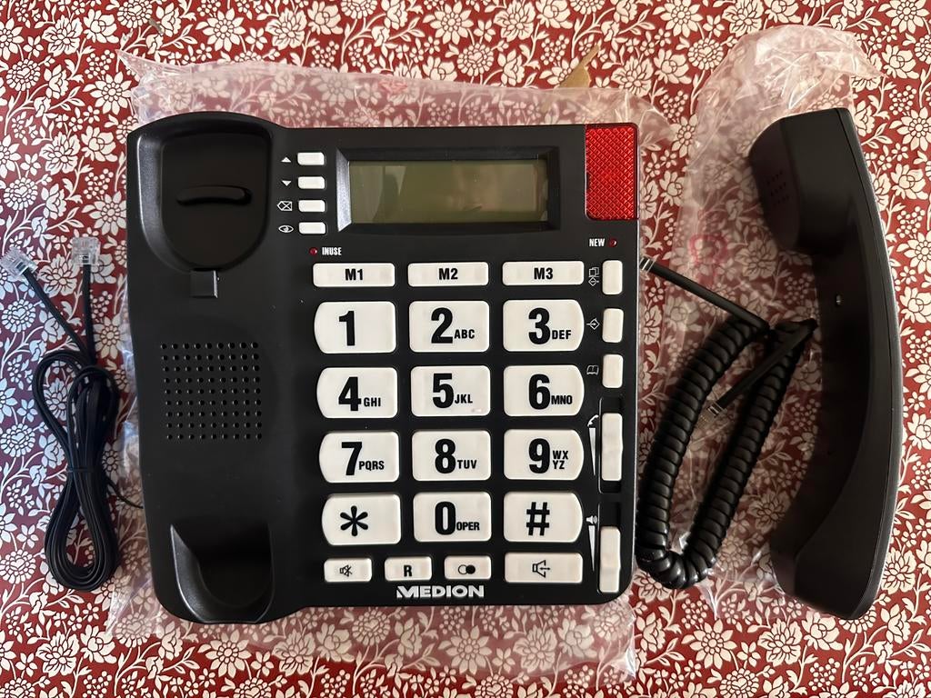 Téléphone fixe à grandes touches pour SENIOR, Ophalen of Verzenden, Nieuw
