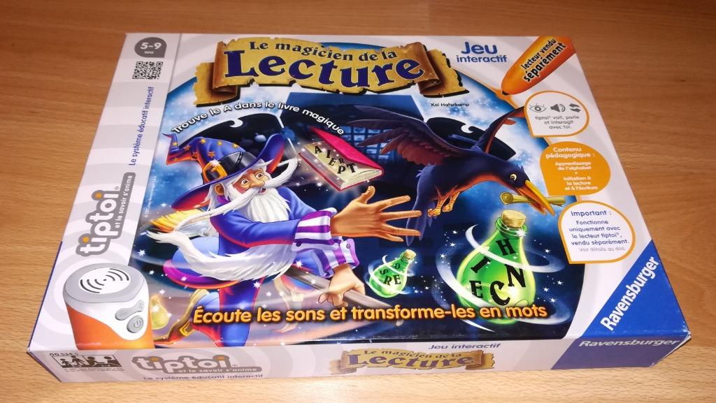 TipToi Le magicien de la lecture, Enlèvement, Utilisé, Langue et Lecture