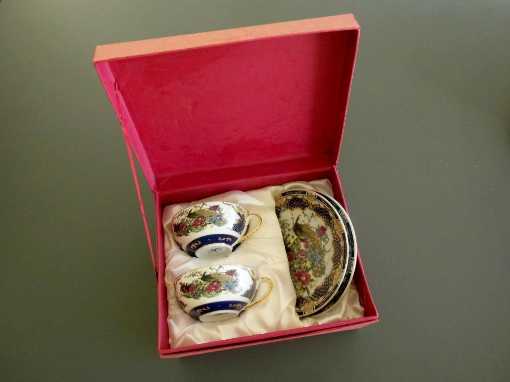 BEAU  Coffret   2 Tasses à Thé   nouveau, Enlèvement ou Envoi