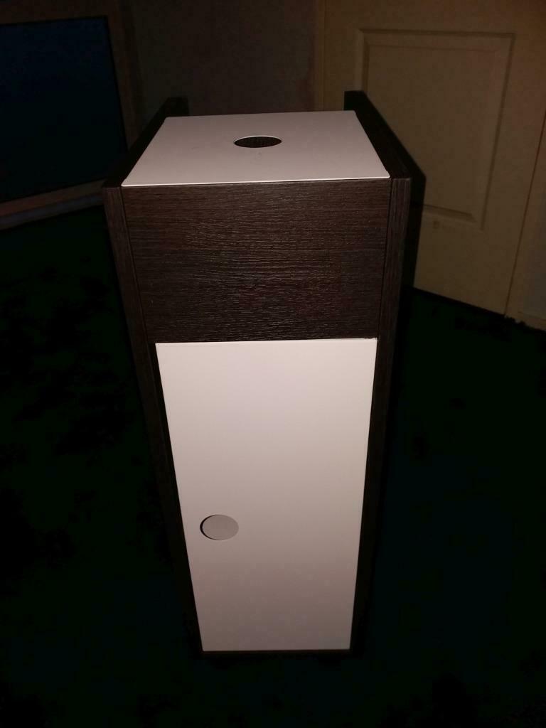 IKEA CLAMPS MEUBLE DE SALLE DE BAIN MARRON / BLANC ÉTAT NEUF, Neuf, 25 à 50 cm, Armoire (mi-)haute, Moins de 100 cm